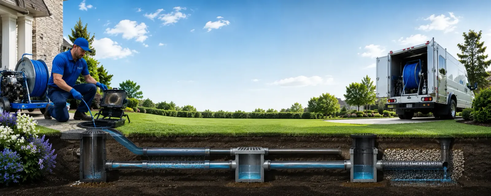 Outdoor drain cleaning information for Tama, IA